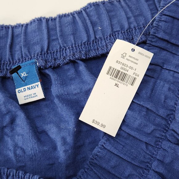 NEW Old Navy Tiered Maxi Skirt Womens XL Blue Boho Seersucker Pull On SS06X - Picture 4 of 7